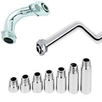 KROM UZATMALAR + KROM ÇUBUK+SARI REDÜKSİYON-NİPEL