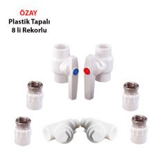 PLASTİK TAPALI KOMBİ SETİ REKORLU 8 Lİ (ÖZAY)-(KOLİ ADET 30)