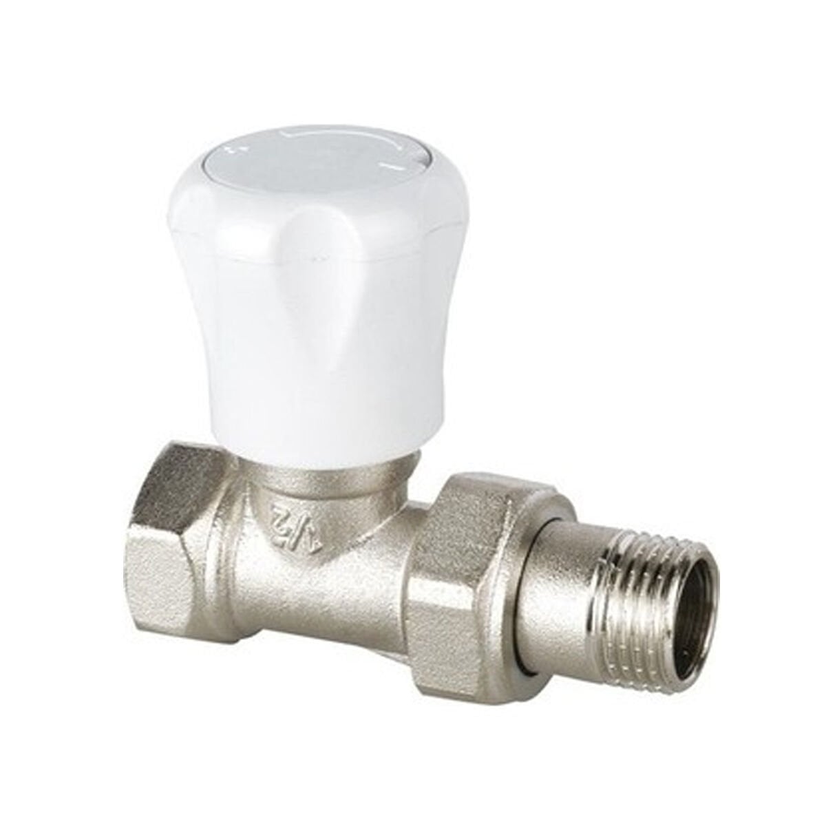 DÜZ RADYATÖR VANASI  1/2 ŞENPRES (KOLİ ADET 50)