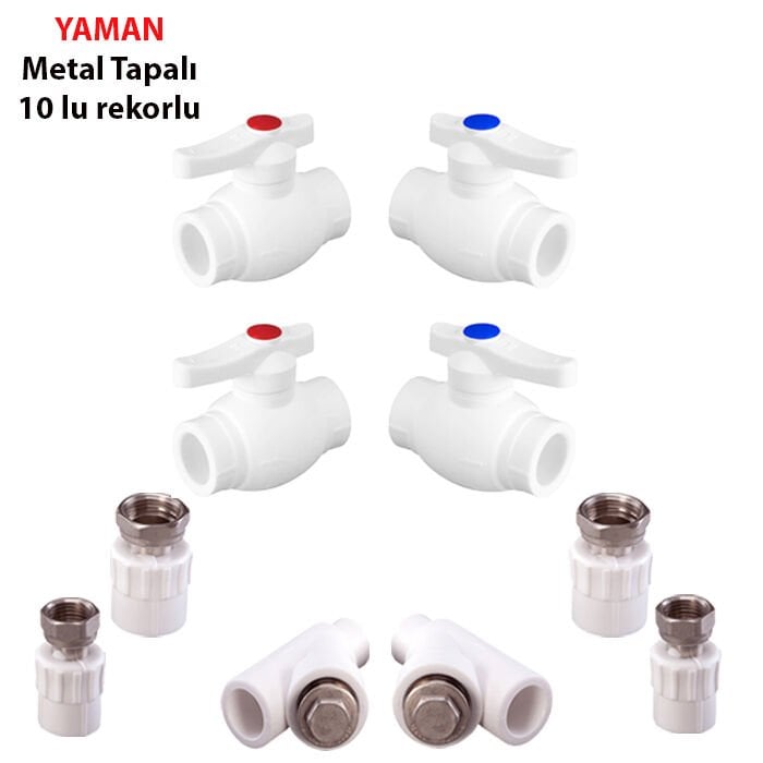 METAL KOMBİ SETİ REKORLU 10 LU (YAMAN)-(KOLİ ADET 36)